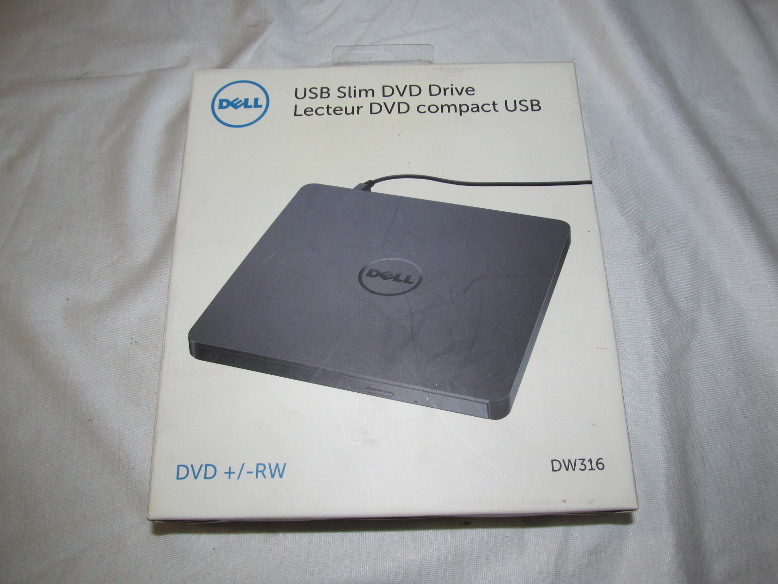 Dell DW316 USB Slim DVD Drive New-Open Box