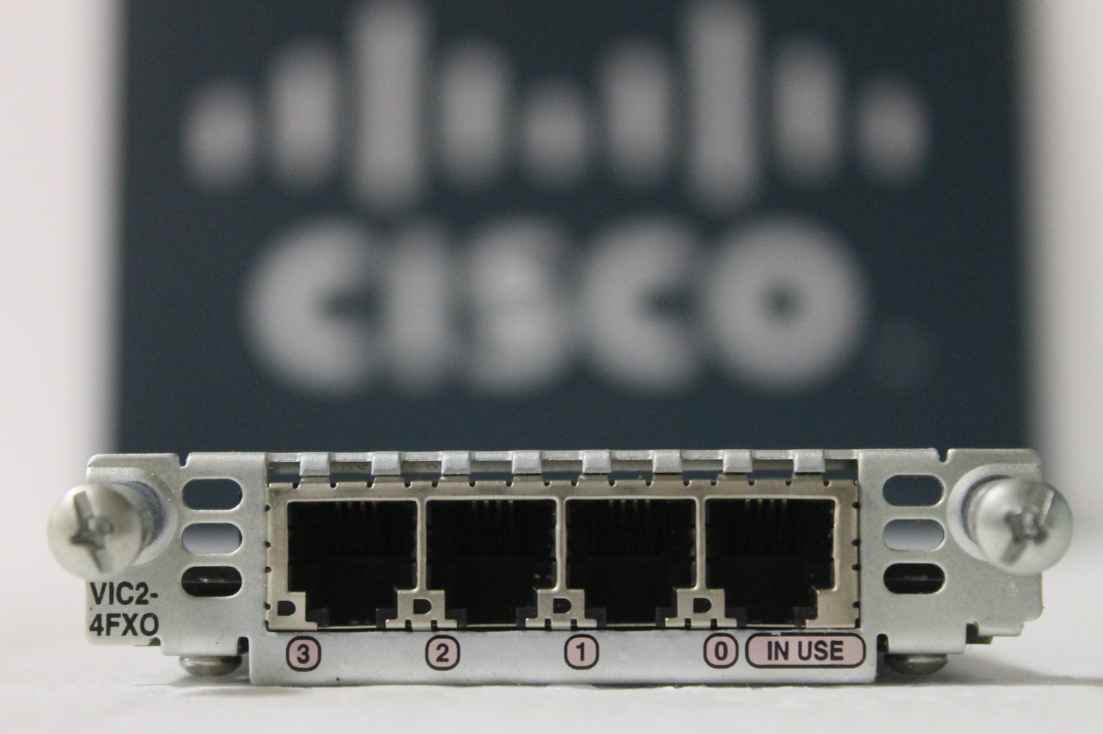 GENUINE Cisco VIC2-4FXO 4-Port Voice Interface Card for Routers w-Hologram