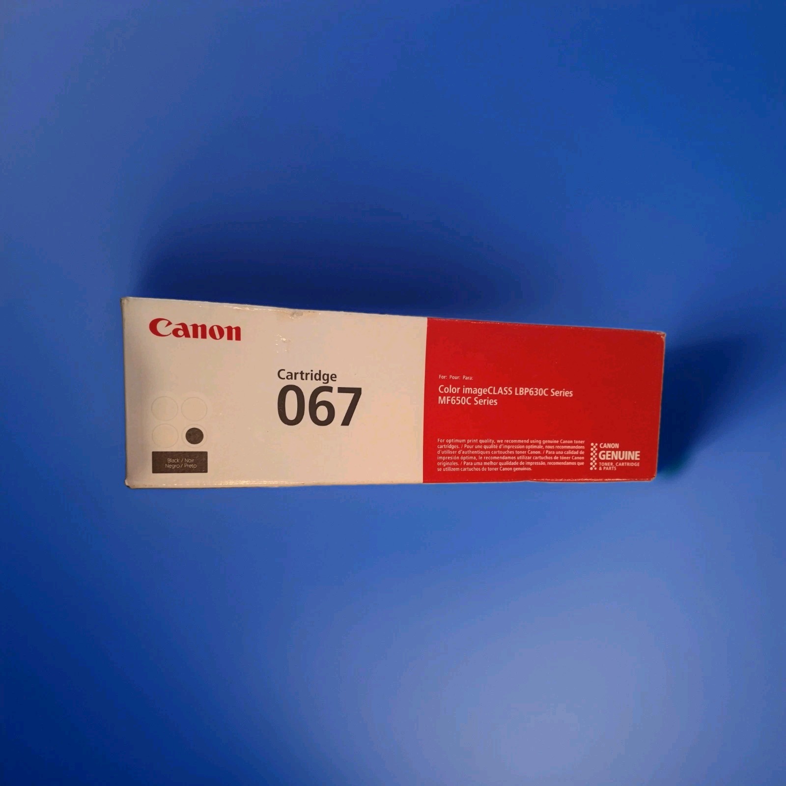 Canon 067 Black - Genuine - Original 