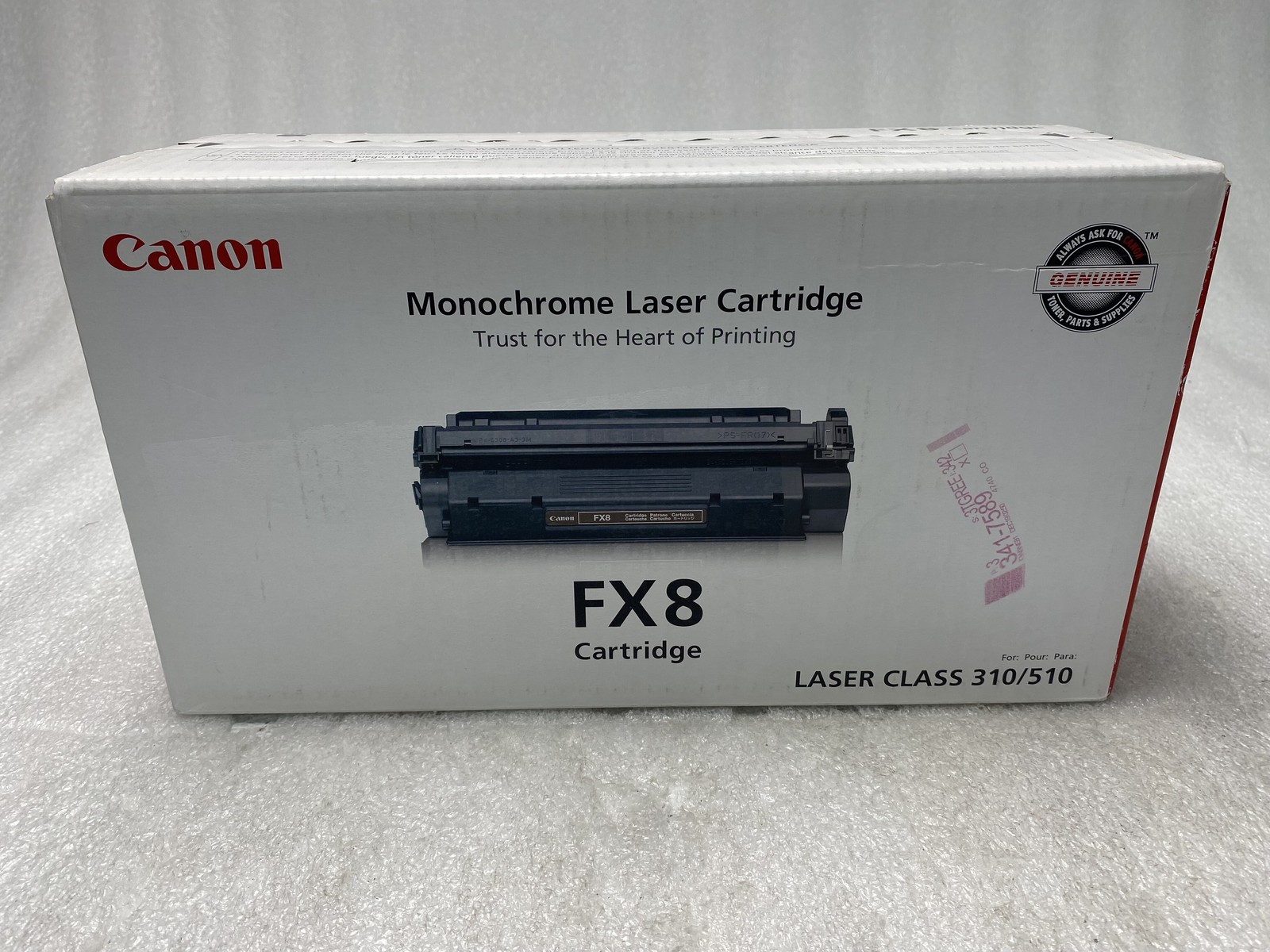 GENUINE CANON FX8 (8955A001) TONER CARTRIDGE - BRAND NEW & SEALED
