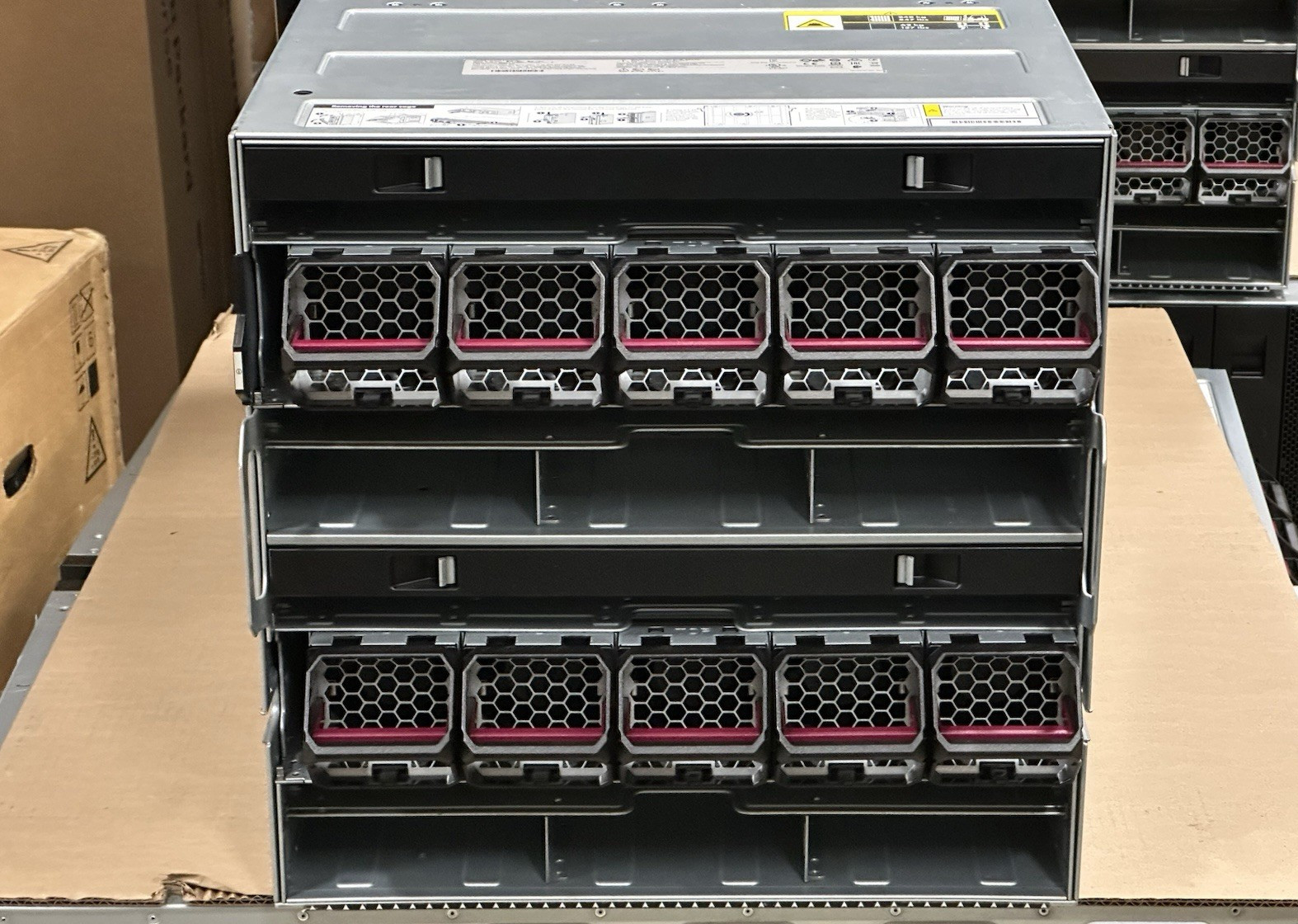 Lot of 4x HPE Synergy 12000 Chassis Frame 12x Slots 10x Fans no PSU CTO Server
