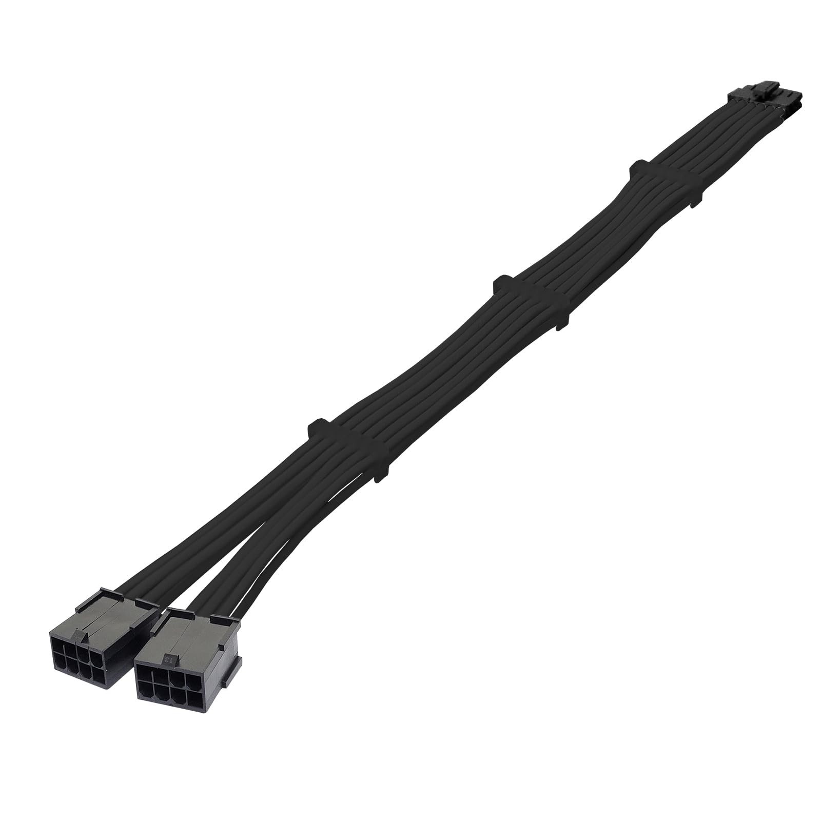 12 Pin to Dual 8 Pin GPU Power Cable for NVIDIA RTX 3060TI 3070 3080 FE Black