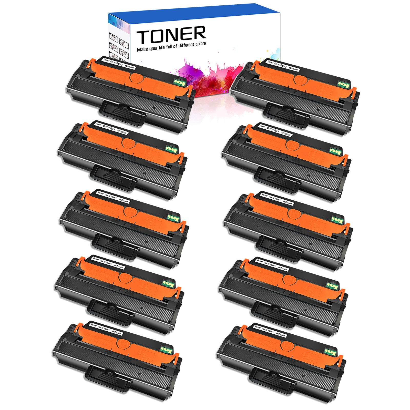 10PK MLT-D115L 115L Toner Cartridge Fit for Samsung SL-M2670N SL-2670FN Printer