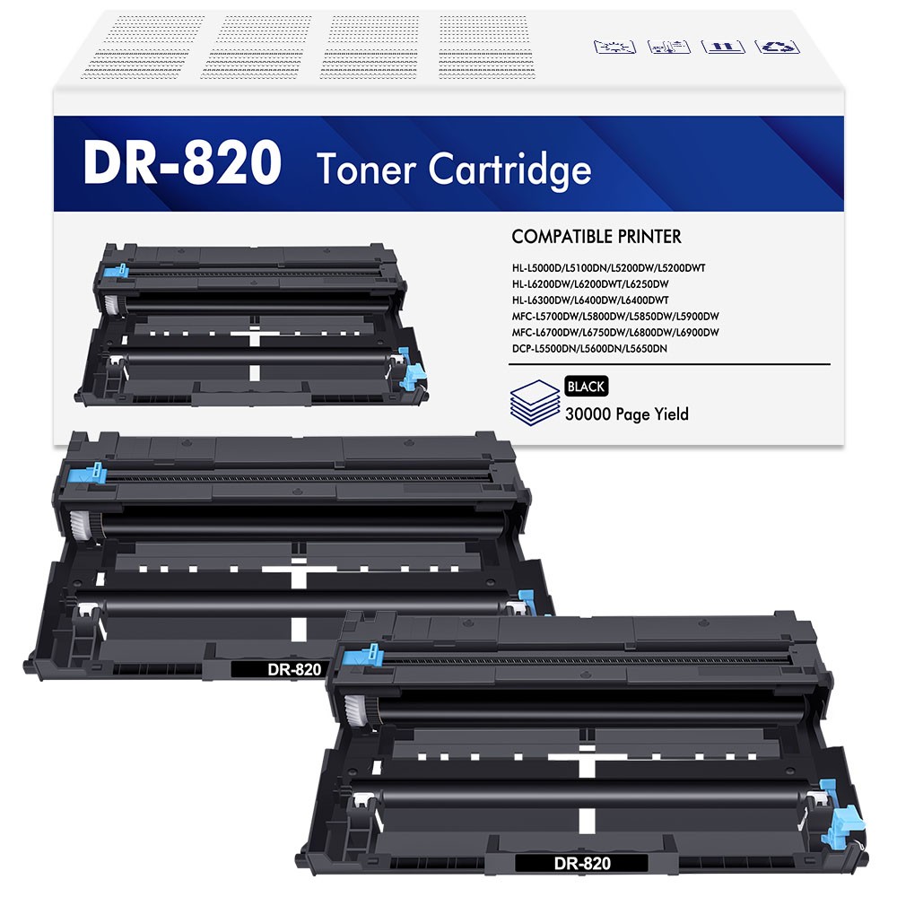 DR820 Drum Unit Compatible with Brother MFC-L5850DW HL-L6200DW MFC-L5850DW LOT