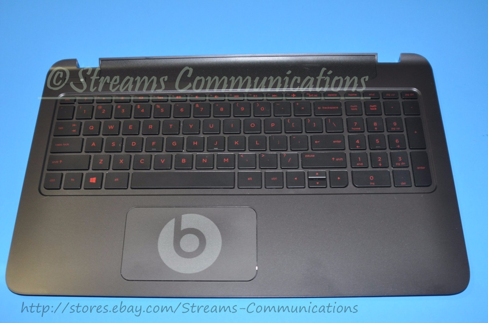 HP Beats Special Edition Touch Screen Laptop PALMREST w/ Back-lit Keyboard + T.P