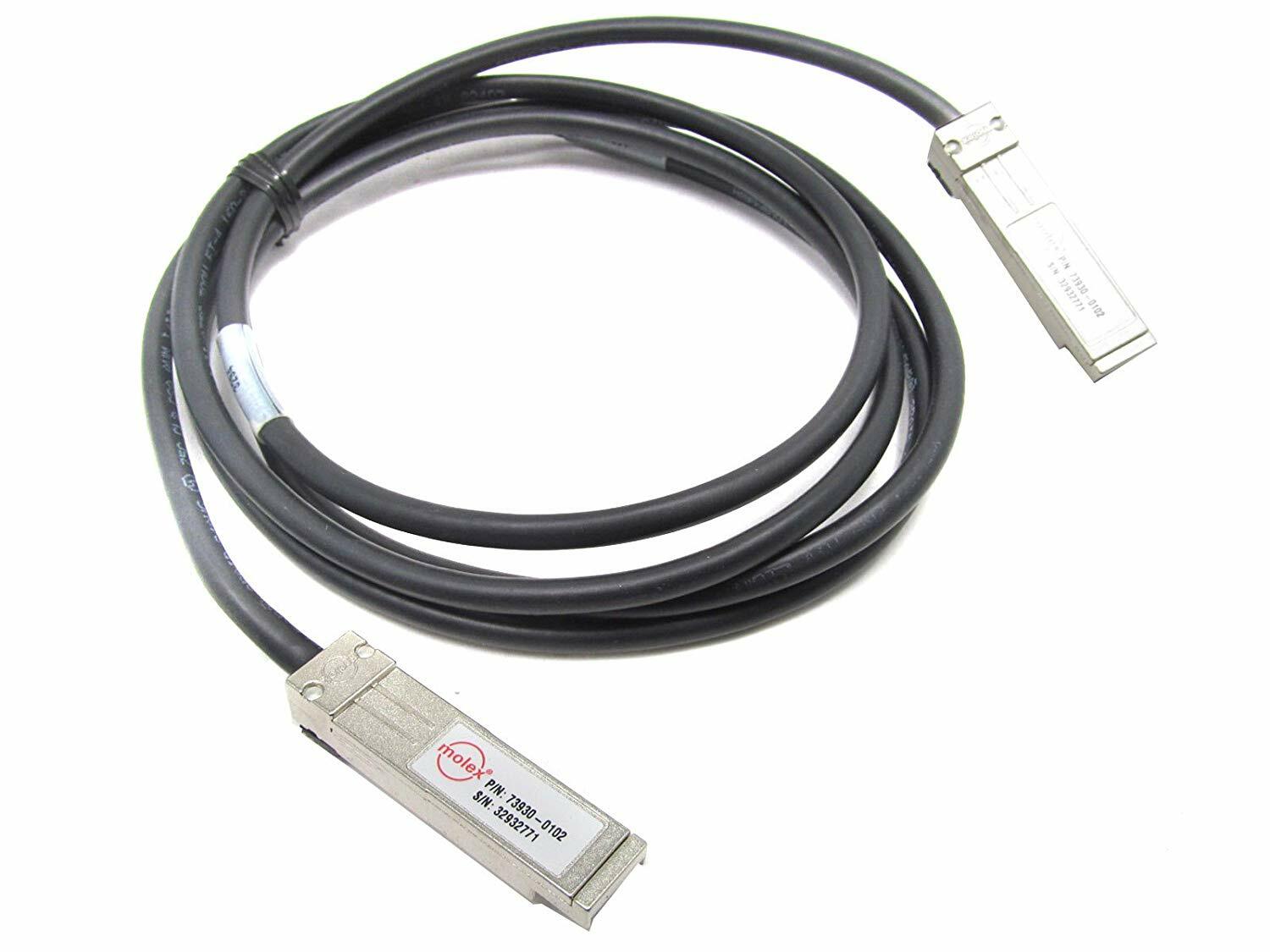 HP Molex 73930-0102 17-05157-04 2M SFP-SFP Copper Fibre Channel FC Cable