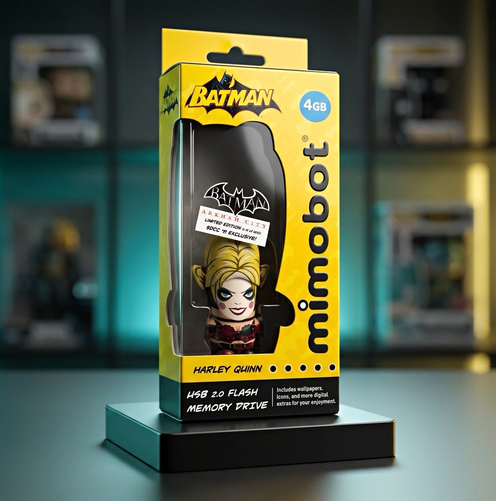 2011 SDCC Harley Quinn Mimobot 4gb Flash Memory Drive USB - Collectable - 252
