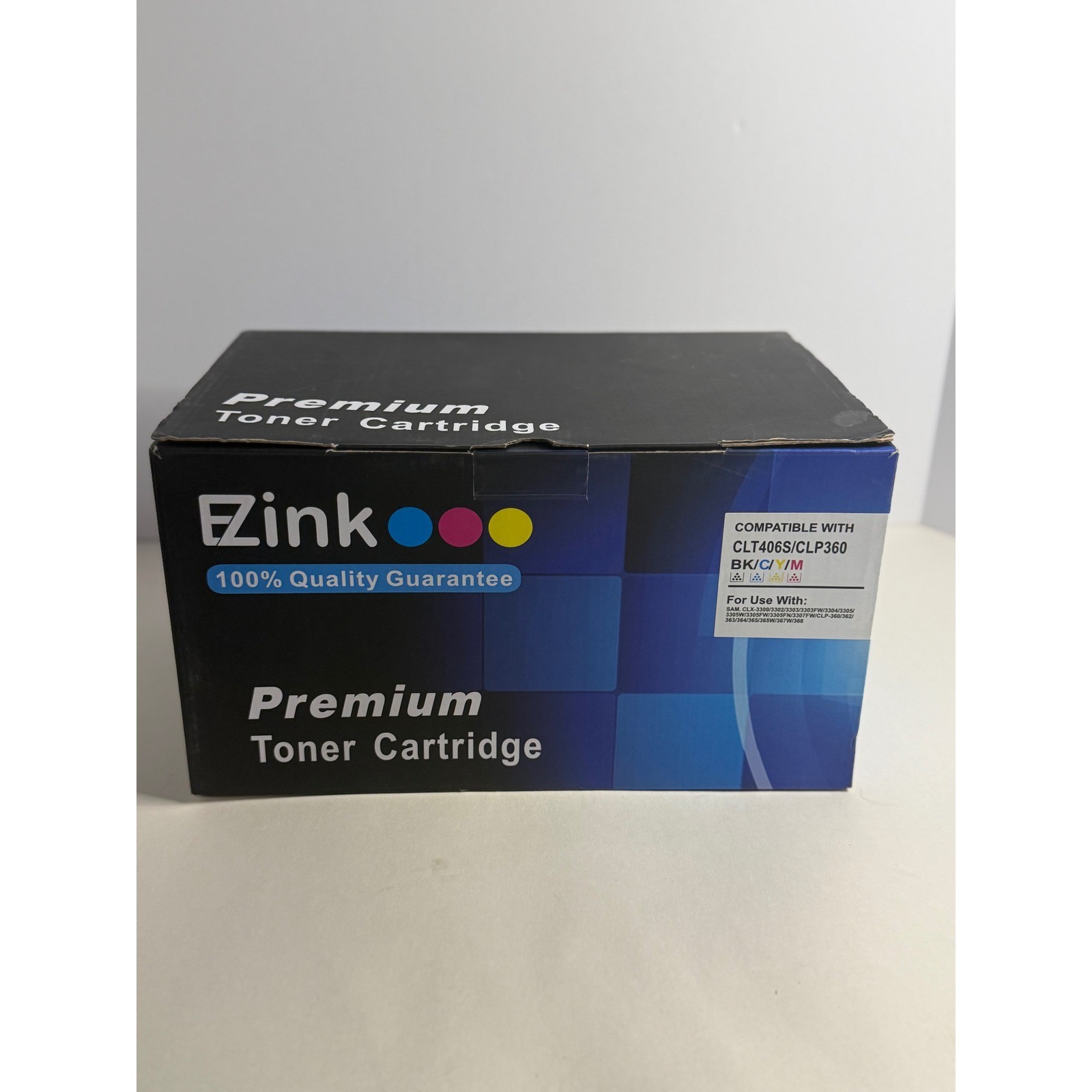 EZink CLT406S CLP360 Premium Toner Cartridge Set BK/C/Y/M 4-Pack
