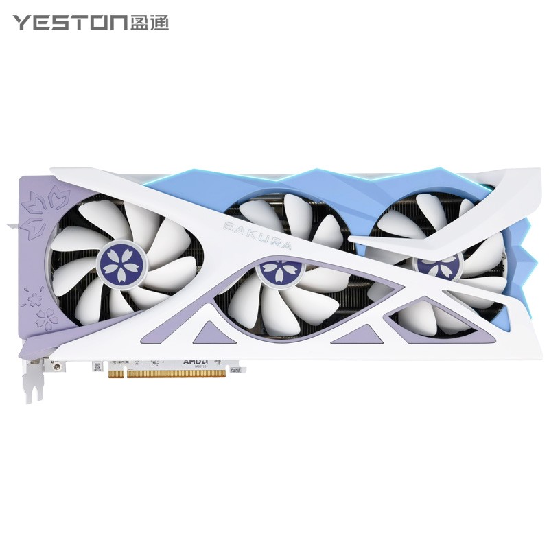 Yeston RX9070GRE-12G D6 Sakura OC Graphics Card