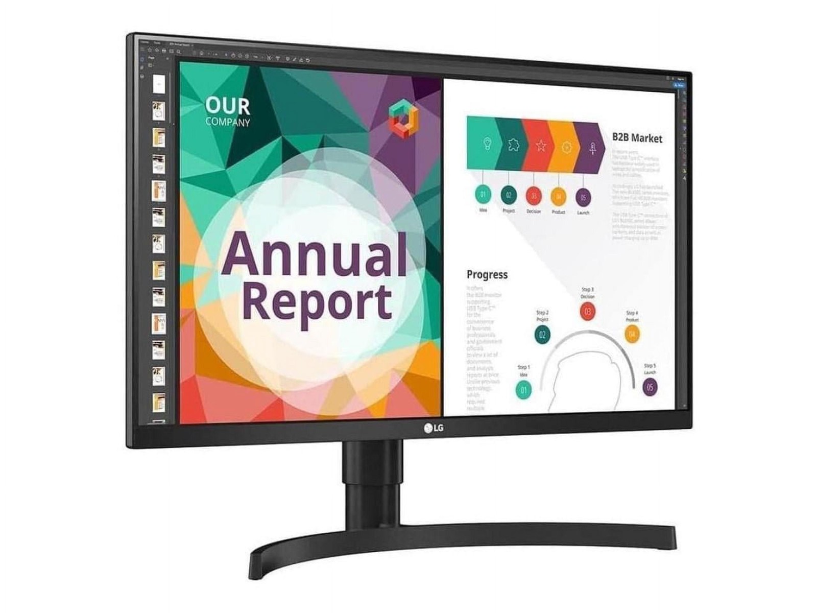 LG 27BN85UN-B 27in IPS UHD 4K Monitor, VESA DisplayHDR 400, Radeon FreeSync, USB