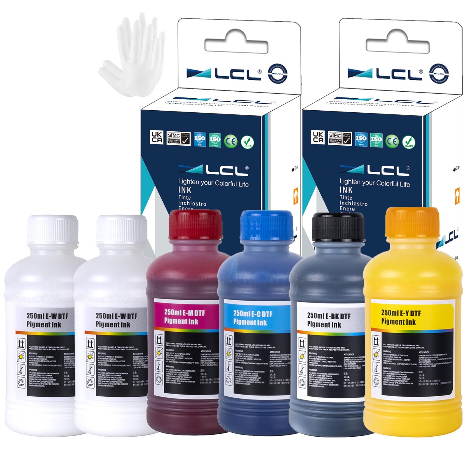 LCL DTF Ink 1500ML for PET Film Printers ET-8550 XP-15000 L1800 L805 R1390