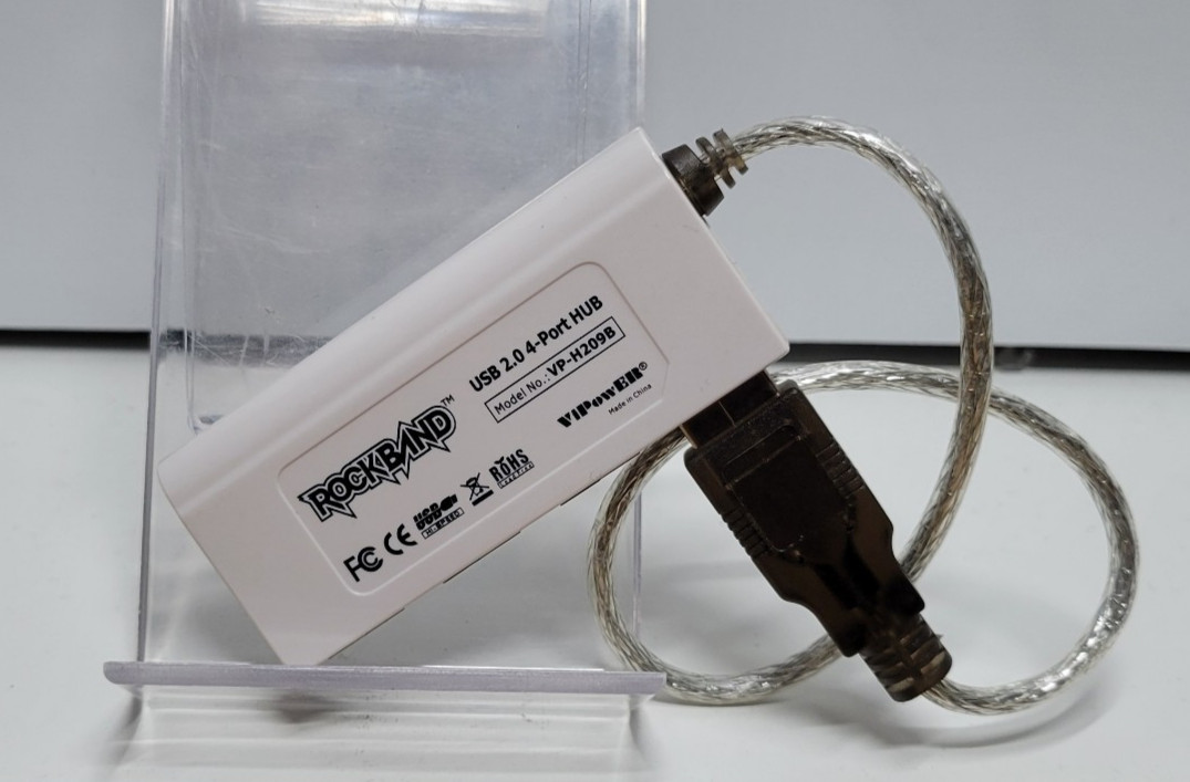 Rock Band USB 2.0 4-Port USB Hub VP-21209 White, USB Interface, MPN VP-H209B
