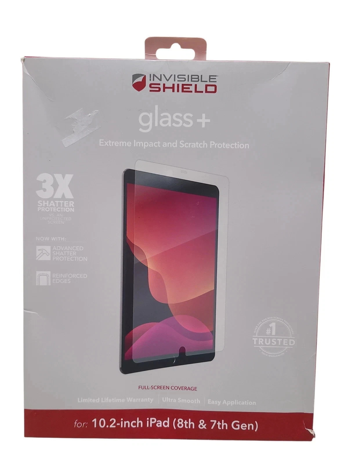 ZAGG InvisibleShield Apple iPad 10.2" Glass+ Screen Protector