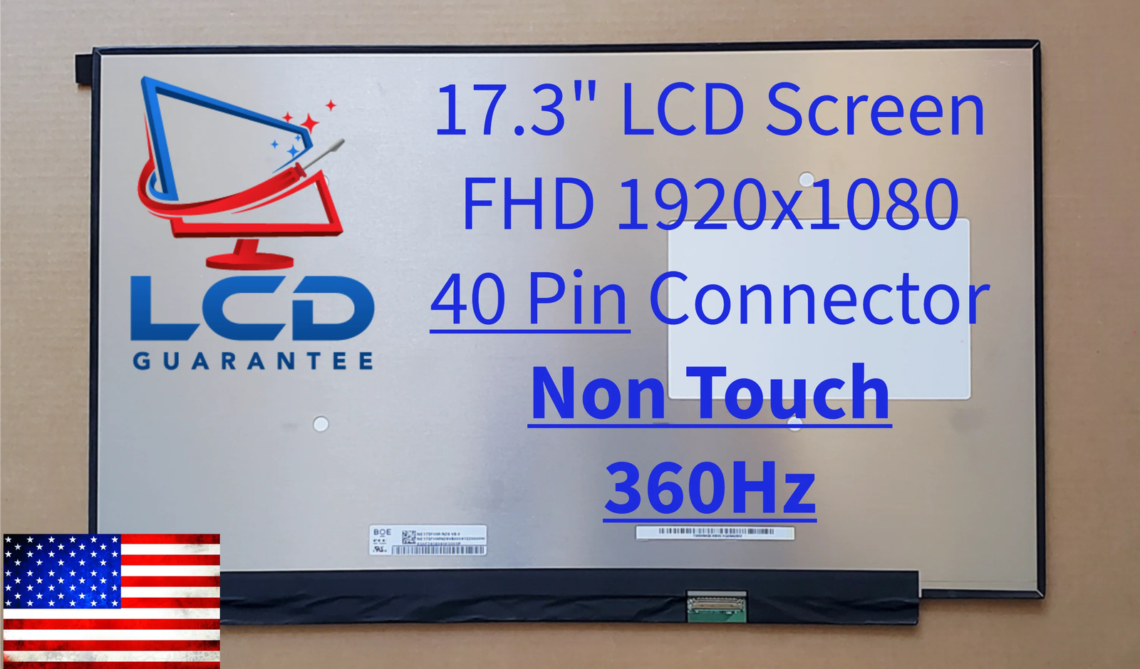 MSI Vector GP76 12UGS Series 17.3" FHD 360Hz Non Touch LCD Screen