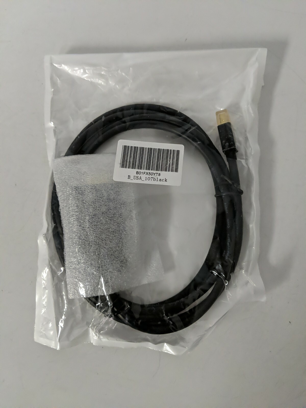BENFEI  DISPLAY PORT  CABLE B01FX50YT8 B-USA-107 BLACK
