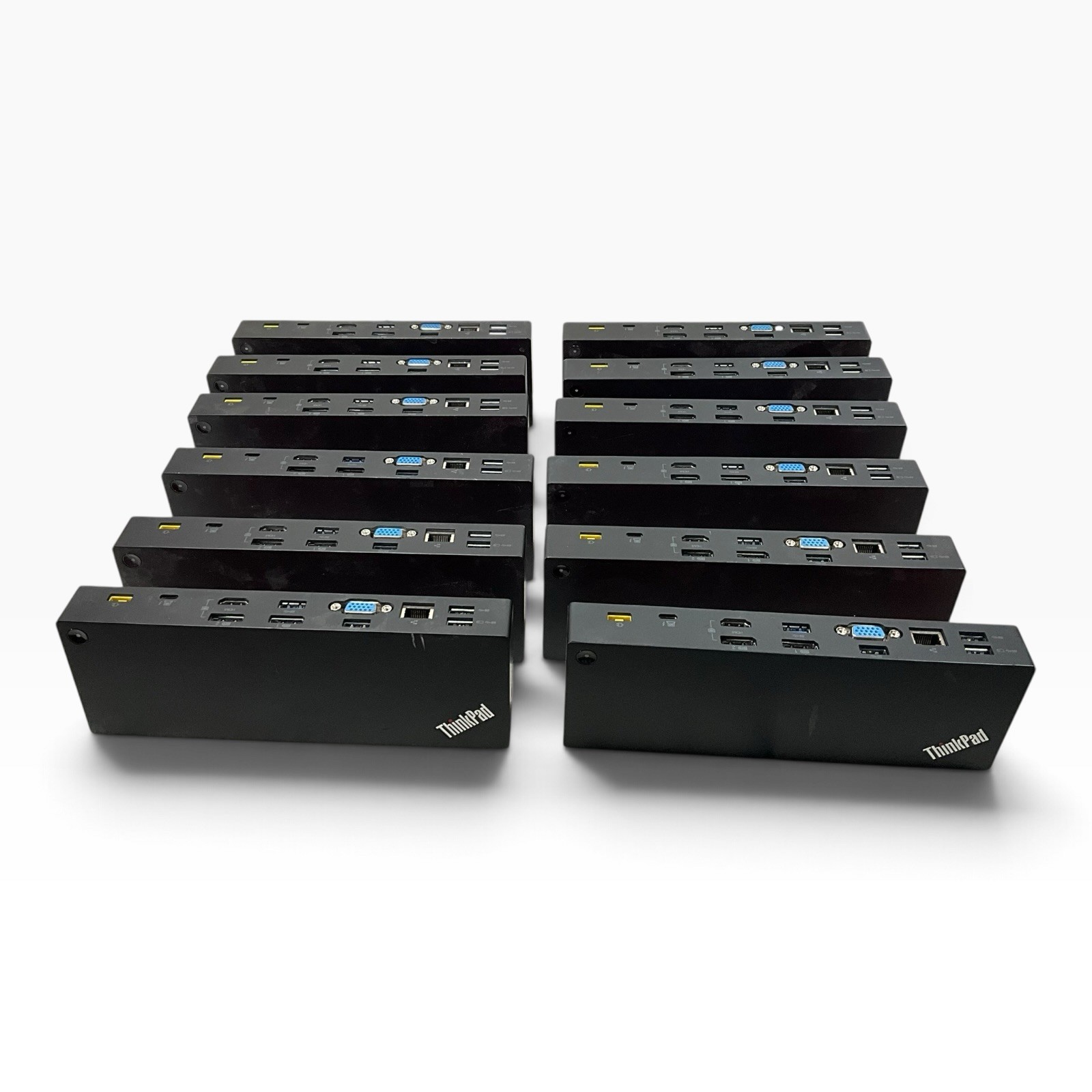 LOT OF 12Lenovo ThinkPad Thunderbolt 3 Dock DBB9003L1 Type 40AC NO POWER ADAPTER