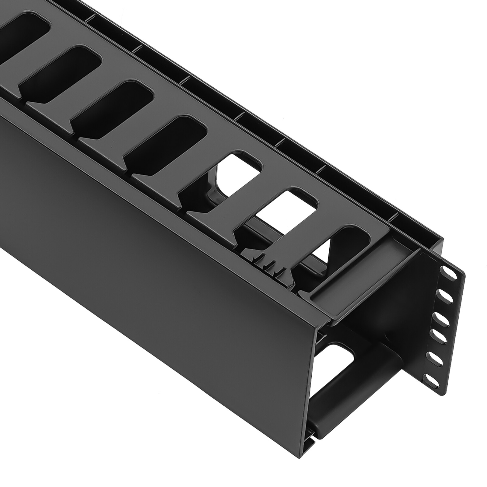 4-Pack Horizontal Cable Organizer for 19-Inch Racks - Efficient Management