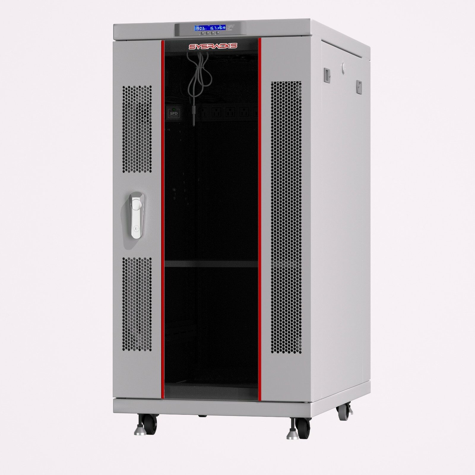 27U Server Rack Network Cabinet It Data Enclosure  - Accessories Over $190 Value