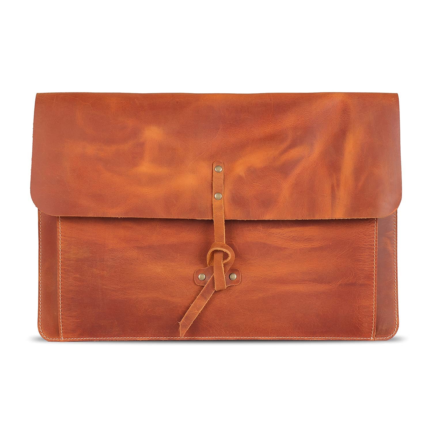 Top Grain Leather Case for MacBook Pro and MacBook Air 15"-16" Camel