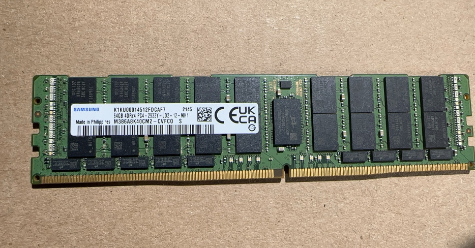 Samsung M386A8K40CM2-CVF DDR4-2933MHz 64GB 4DRx4 ECC Memory