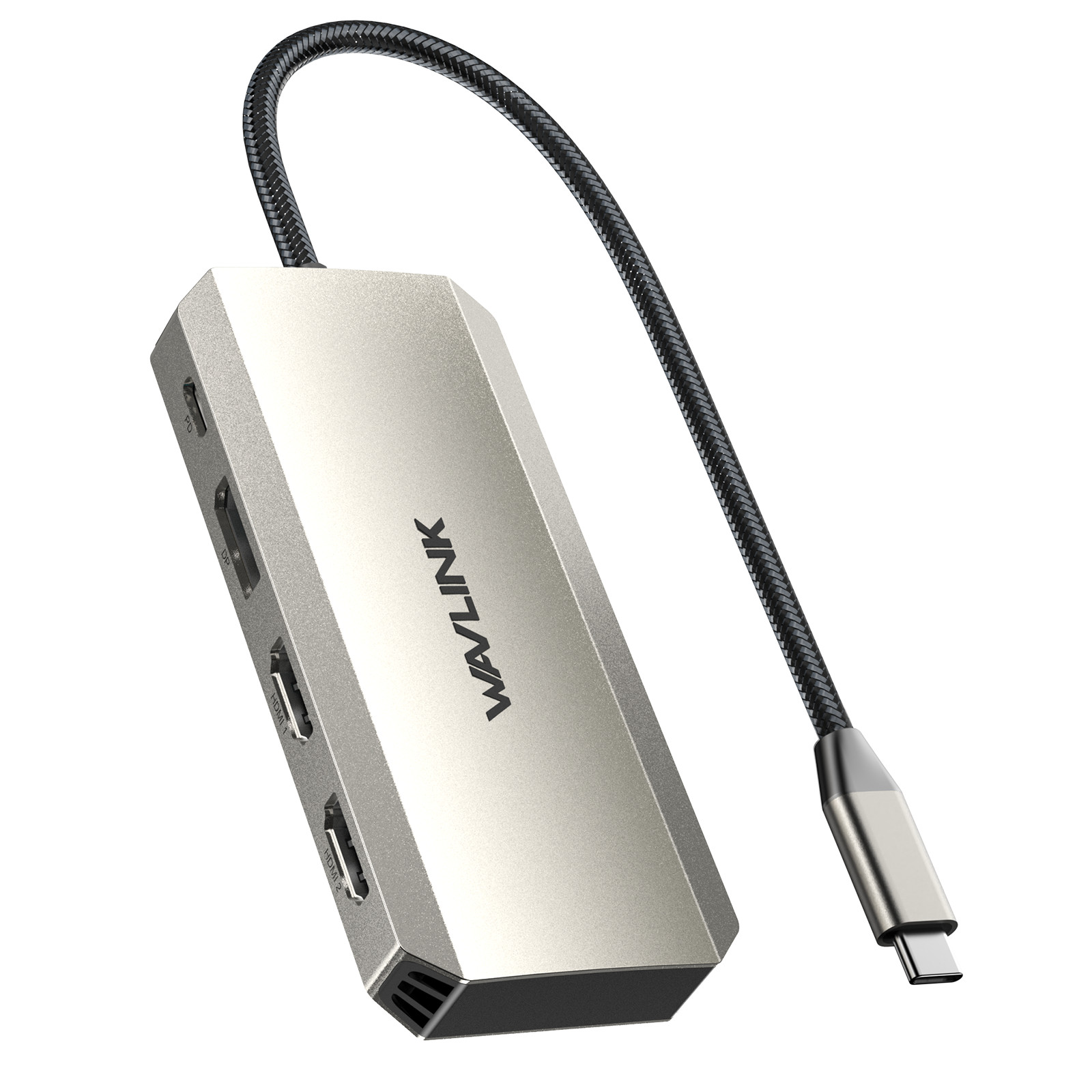 USB C Triple Display Docking Station Max 100W Charging 4K 2x HDMI DisplayPort