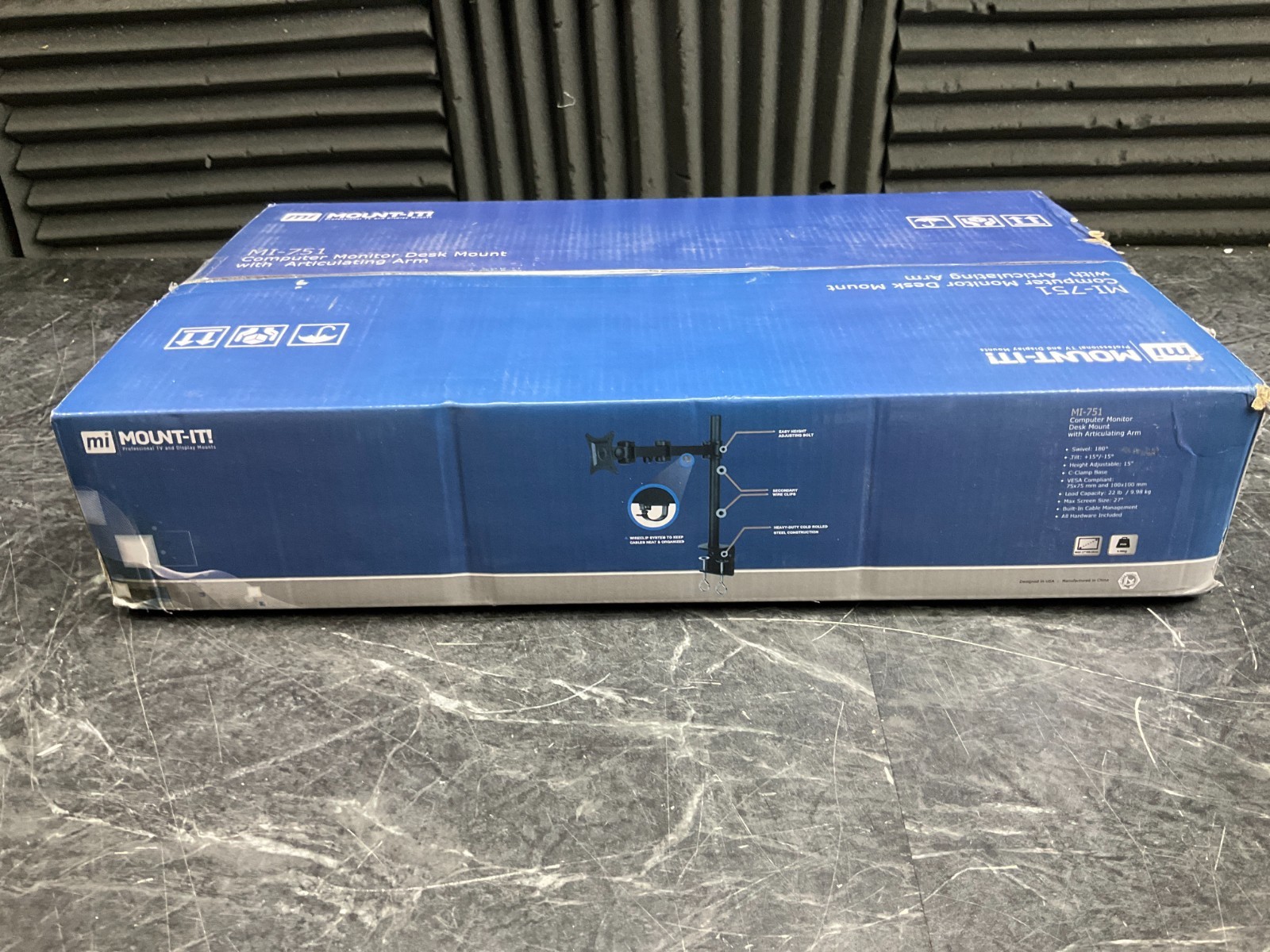 MountIt Single Monitor Desk Mount 13"-32" MI-751 ✅❤️️✅❤️️ BRAND NEW ✅❤️️✅❤️️