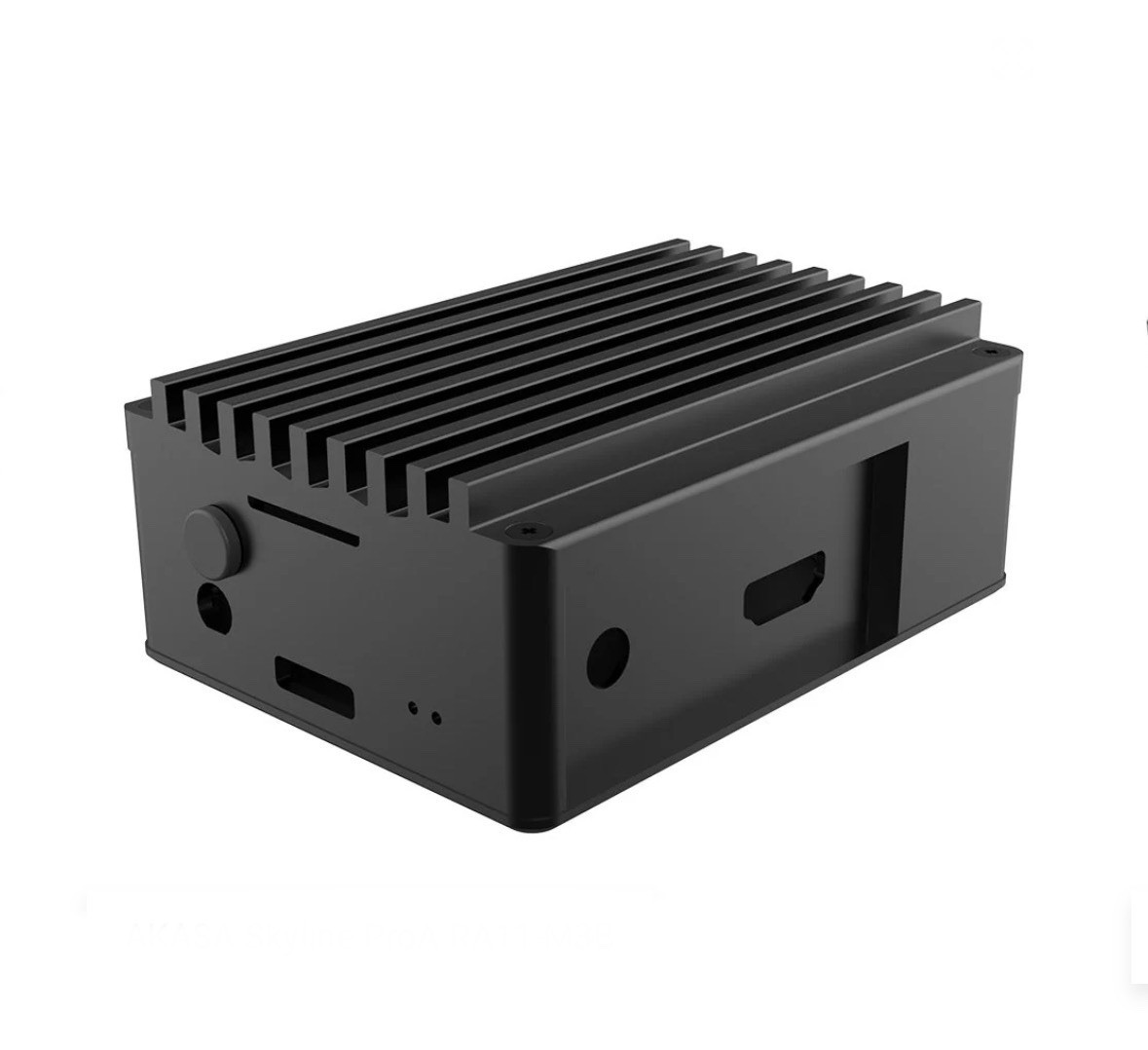 AKASA SKYLINE PRO A-RA11-M3B Fanless Aluminum Case For Asus Tinker Board 2 2S