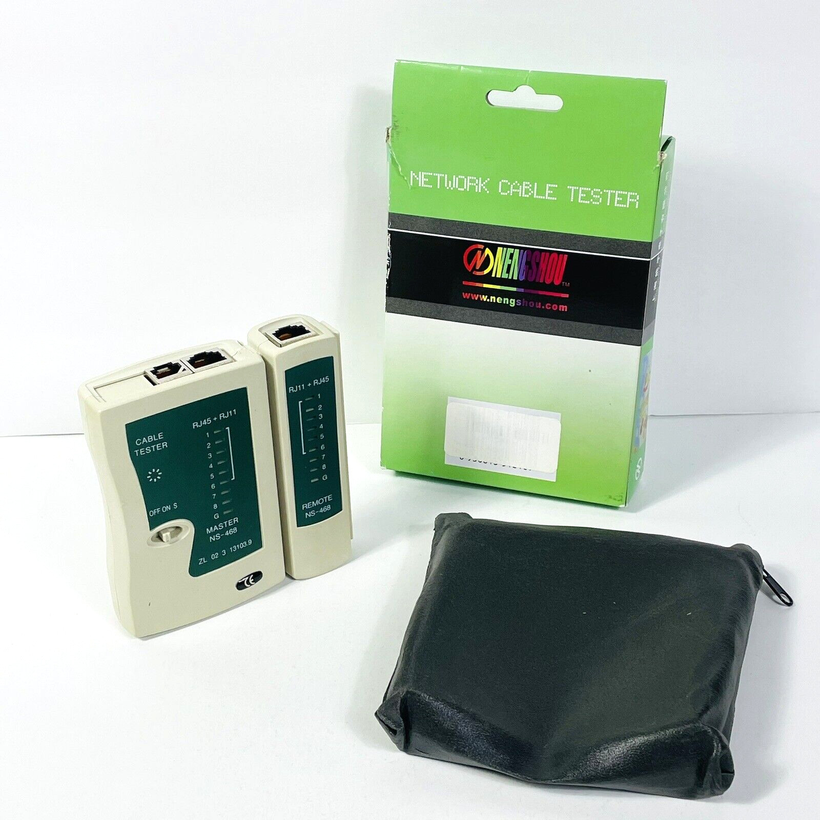 Network Phone Line Lan Cable Tester for RJ11, RJ45, UTP, STP CAT5 UTP