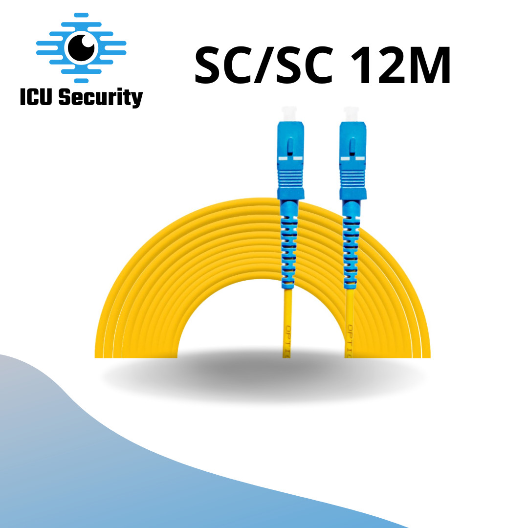Lot  of 5  9/125 Single Mode Fiber Patch Cable SC/UPC-SC/UPC Simplex 12 M