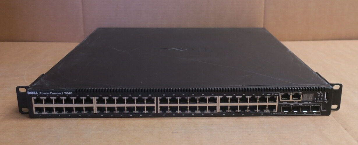 Dell PowerConnect 7048 48x 1GbE RJ45 + 4x Combo 1GbE RJ45/SFP L3 1U Switch