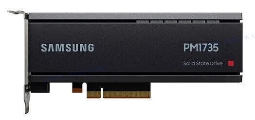 New Dell 0Y7D7D Samsung PM1735 1.6TB HHHL PCIE 4.0 NVME MZPLJ1T6HBJR-00AD3 SSD