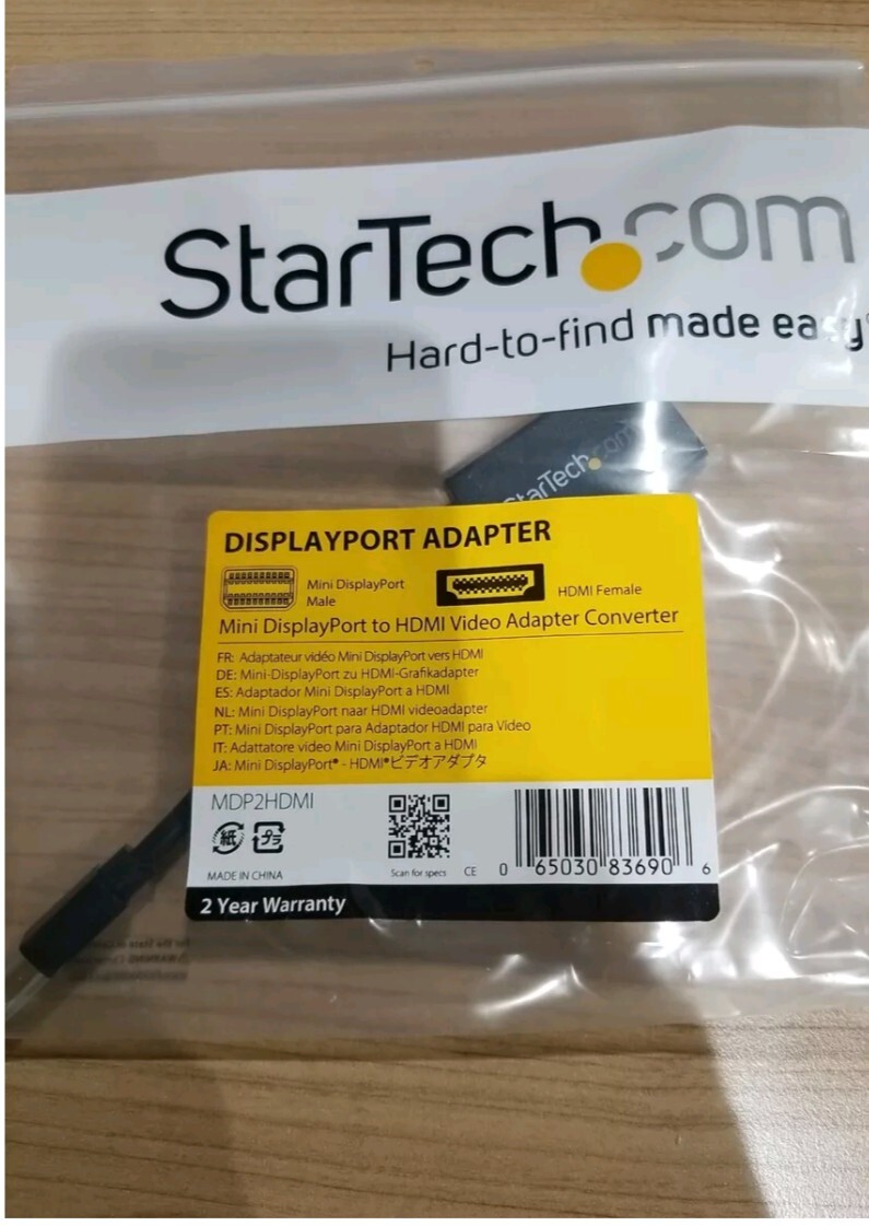 Startech.com Mini Display Port to HDMI adapter, model MDP2HDMI. - New