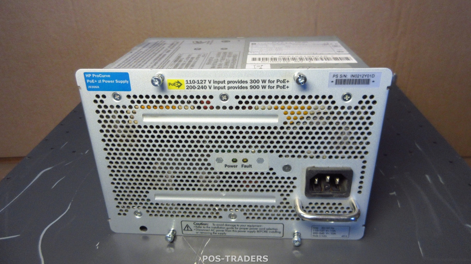 HP J9306A 1500W PoE+ Power Supply PSU ProCurve - PULLED FROM E5406 ZL J8697A 