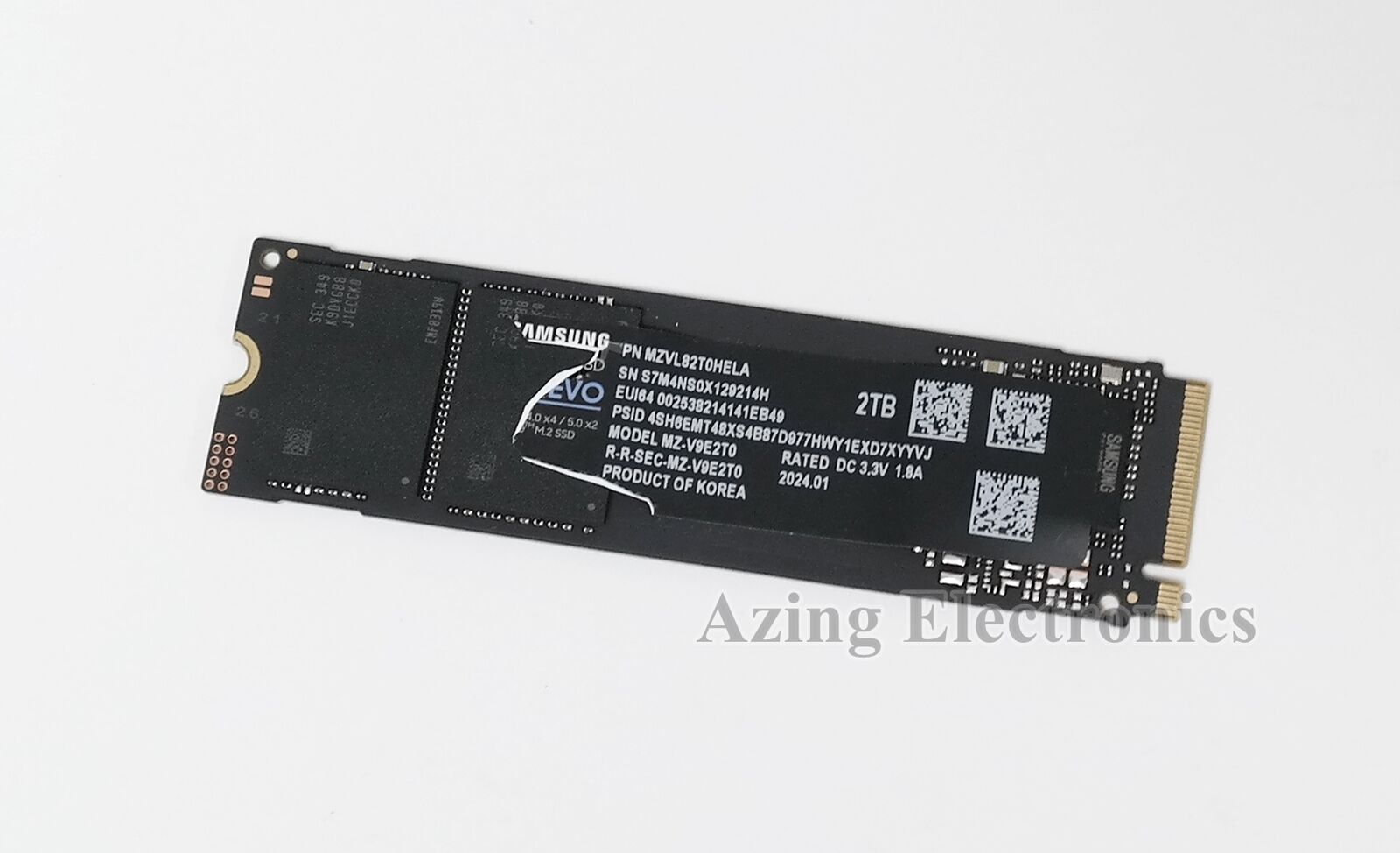 Samsung 990 EVO 2TB Internal NVME SSD MZ-V9E2T0B/AM