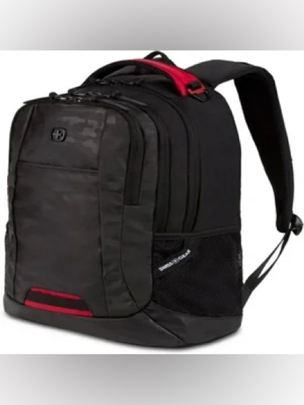 SWISSGEAR Cecil Laptop Backpack 27.3L, Fits 16-Inch Laptops, Black