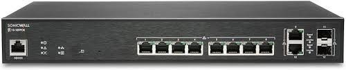 SonicWall SWS12-10FPOE 10-Port Gigabit PoE+ Switch 130W L2 Managed NEW