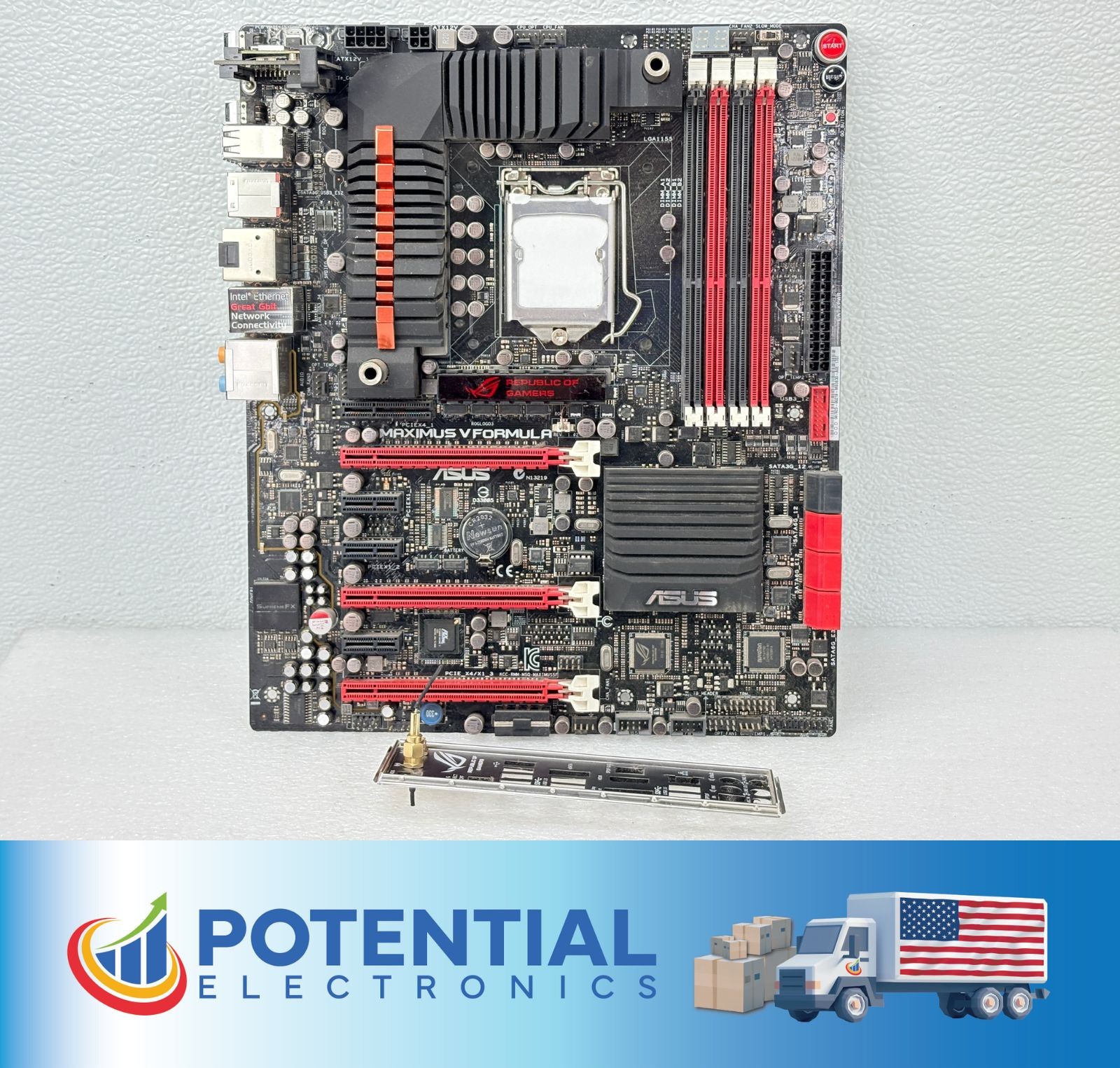 PRE OWNED | ASUS Maximus V Formula LGA1155 DDR3 ATX Motherboard - w/ IO Shield