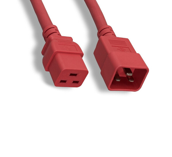8Ft Red Power Cable for Dell PowerEdge T430 Jumper Power Replacement AC Cord