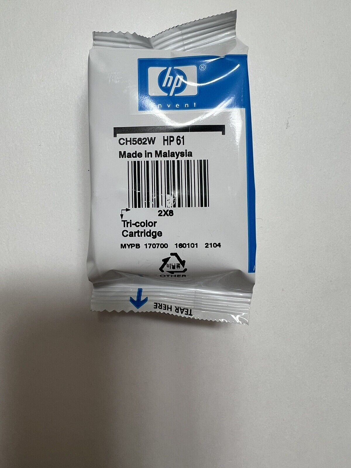 HP Invent CH562W HP 61 Tri-Color Ink Cartridge SEALED For Printer OEM