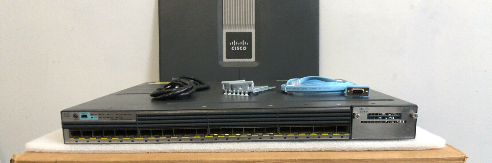 CISCO WS-C3750X-24S-S 24-Port SFP GIGABIT Switch ios-15.2.tar Tested 3750X-24S-S