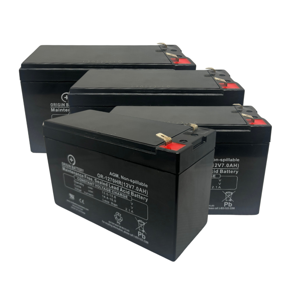 Tripp Lite SU1500XL Battery Replacement Kit - 4 Pack 12V 7AH High-Rate Series