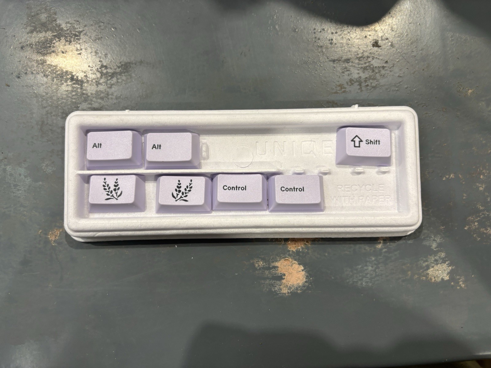 GMK Lavender Replacement Fix Kit – Genuine GMK  – Sealed –  Stem Correction Keys
