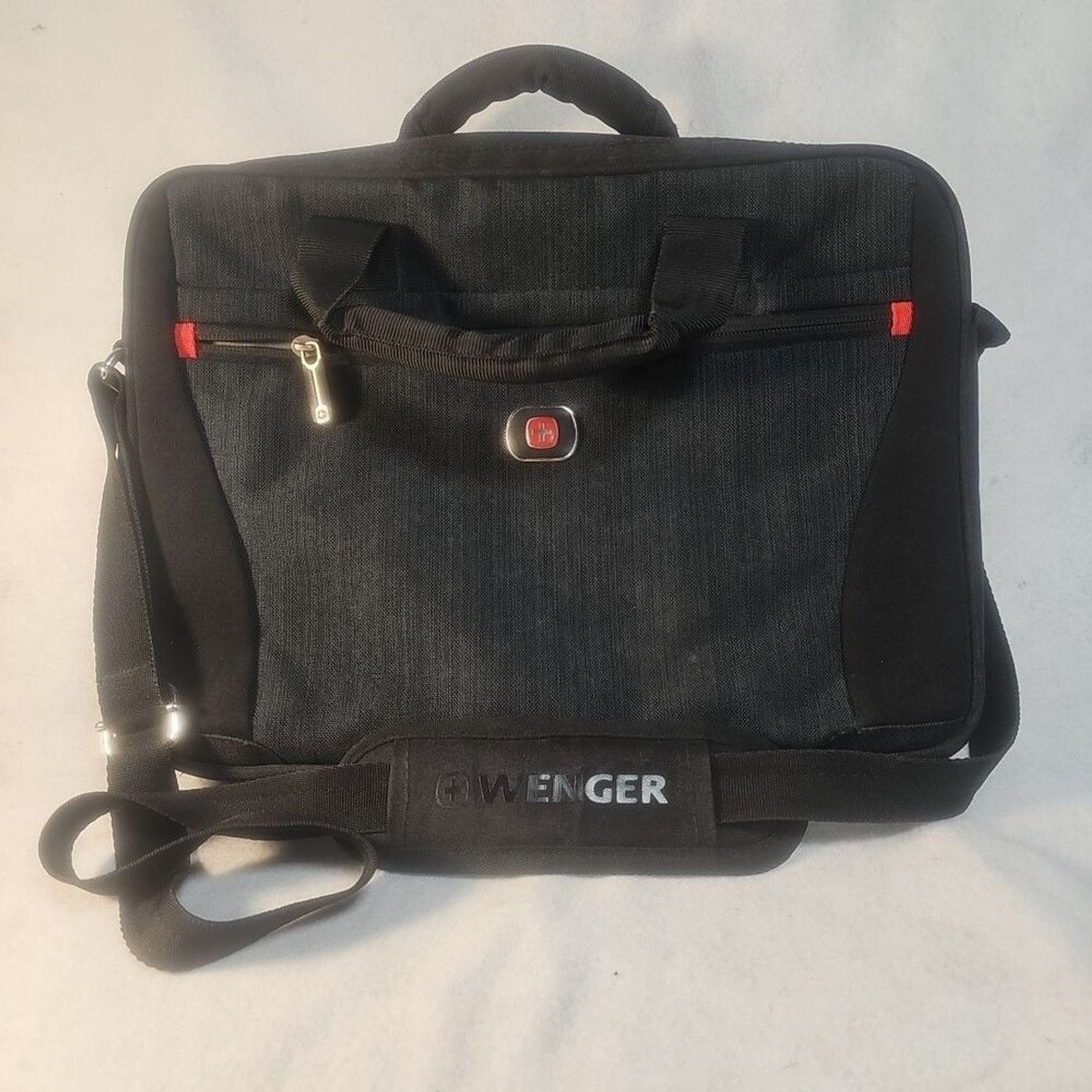 Wenger Swiss Army Laptop Computer Case Shoulder Bag Messenger Bag CarryOn Black