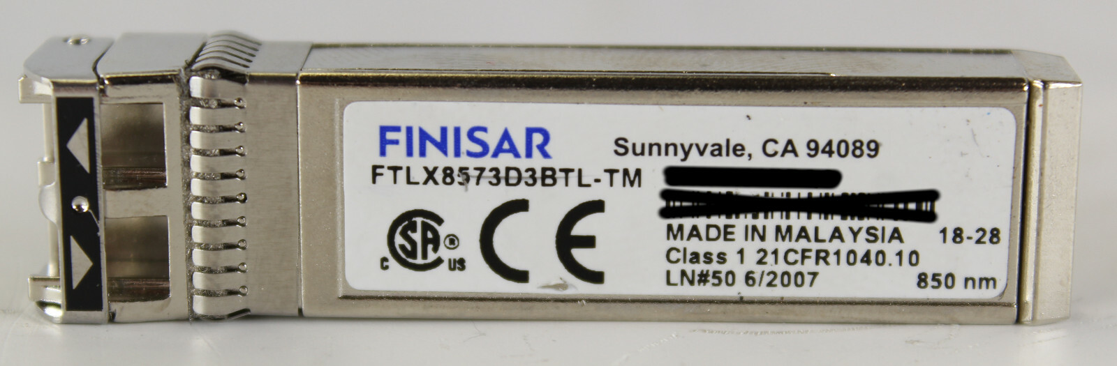 Lot of*11 Finisar FTLX8573D3BTL-TM Class 1 850nm 10G Optical Transceiver Module