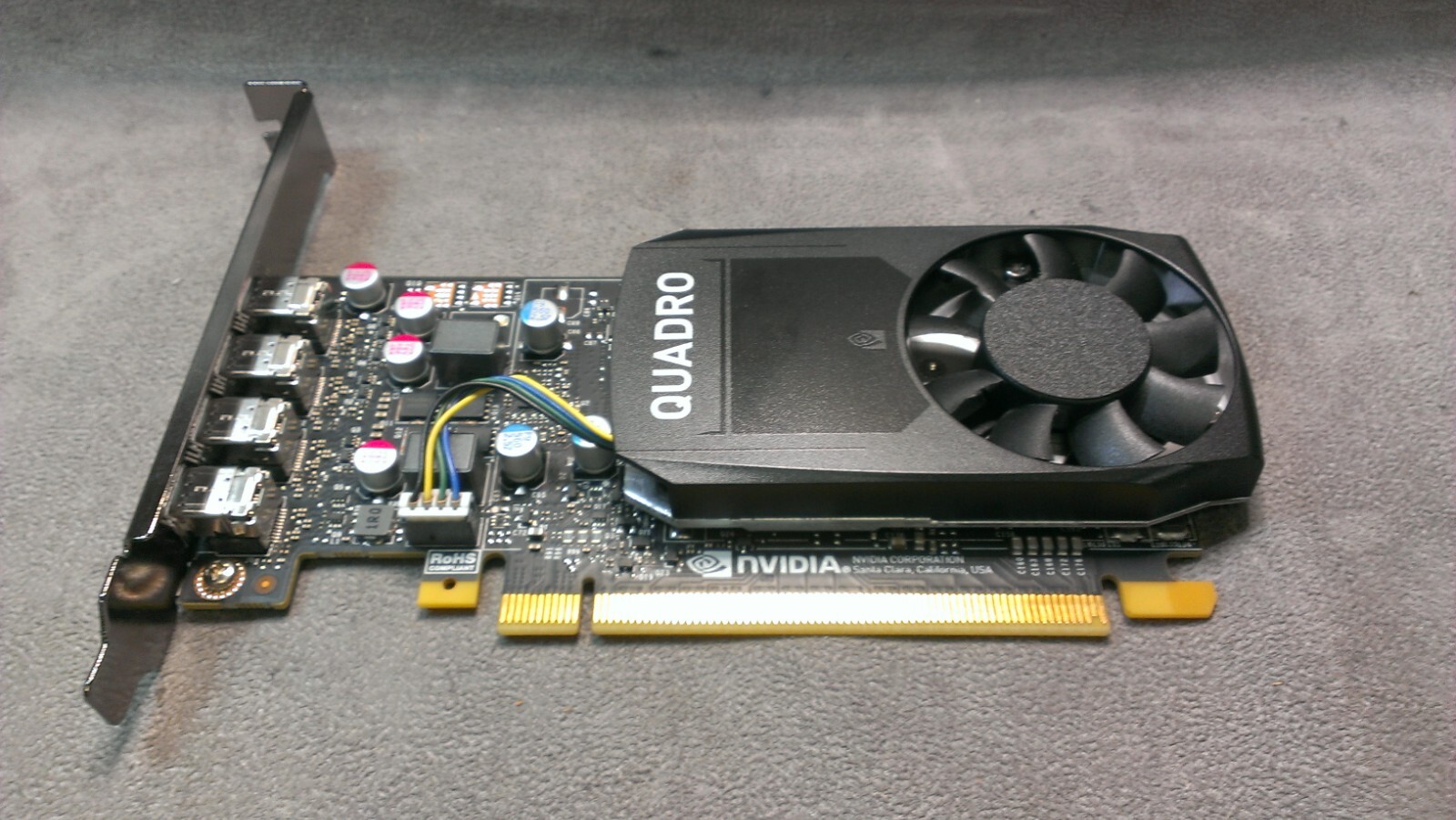 Dell NVIDIA Quadro P620 PCI-E 2GB GDDR5 4-Port Mini DP Video Card 73XT6 Full HGT