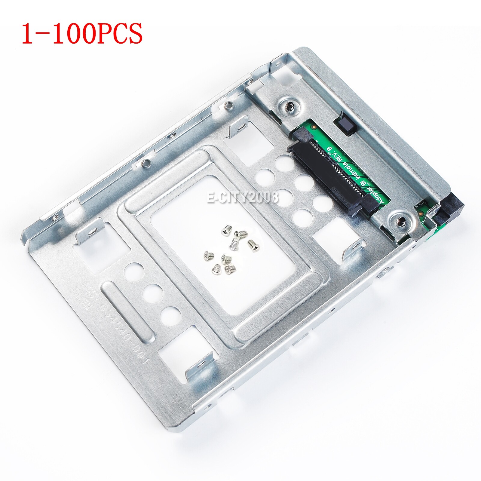 Lot 654540-001 SATA/SSD 2.5" to 3.5" Drive Adapter for HP 651314-001 774026-001