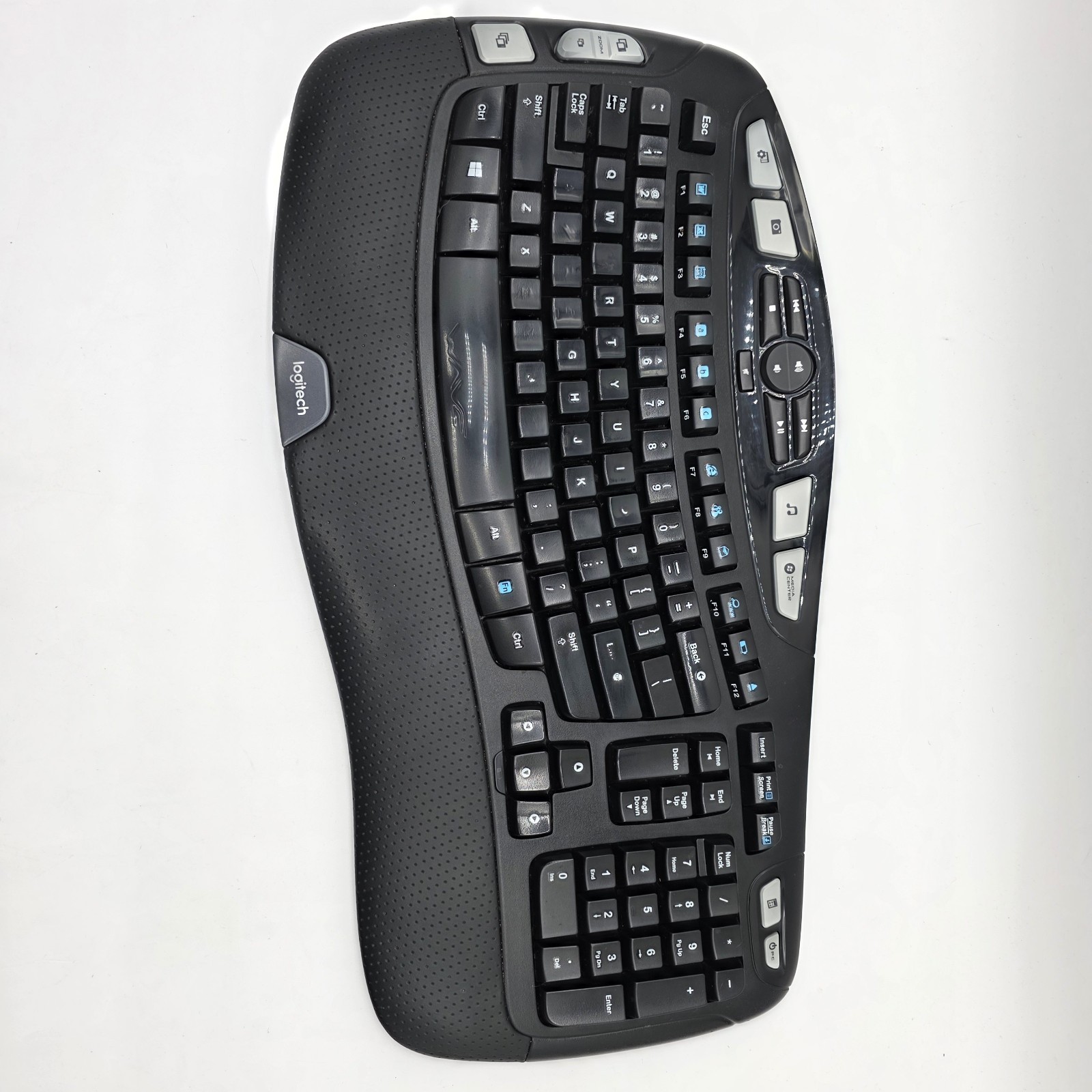 Logitech K350 Comfort Wave Ergonomic Wireless Keyboard  - No Dongle