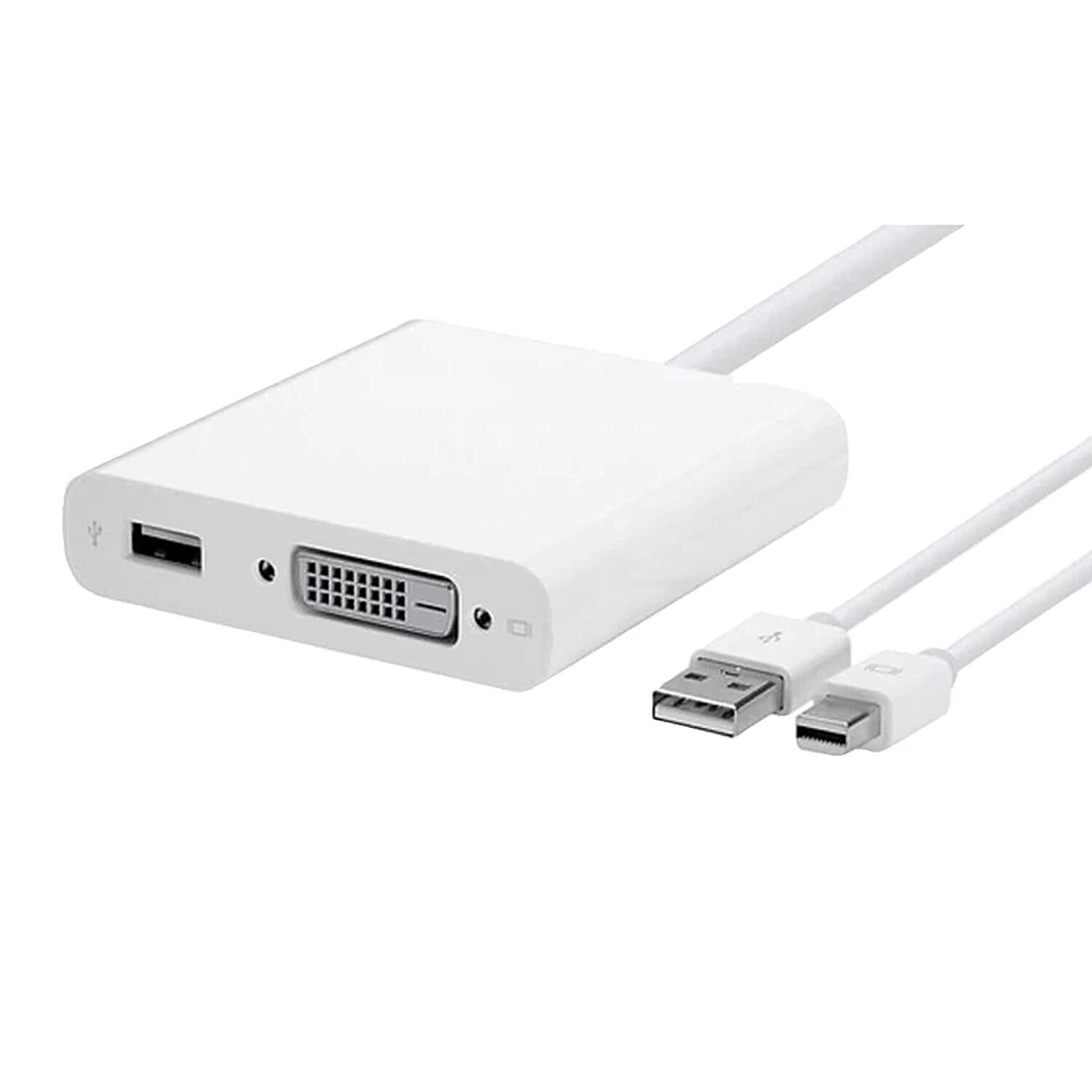 OEM Apple A1306 Mini Displayport DP to DVI-D Dual-link Adapter Cable 1m MB571Z/A