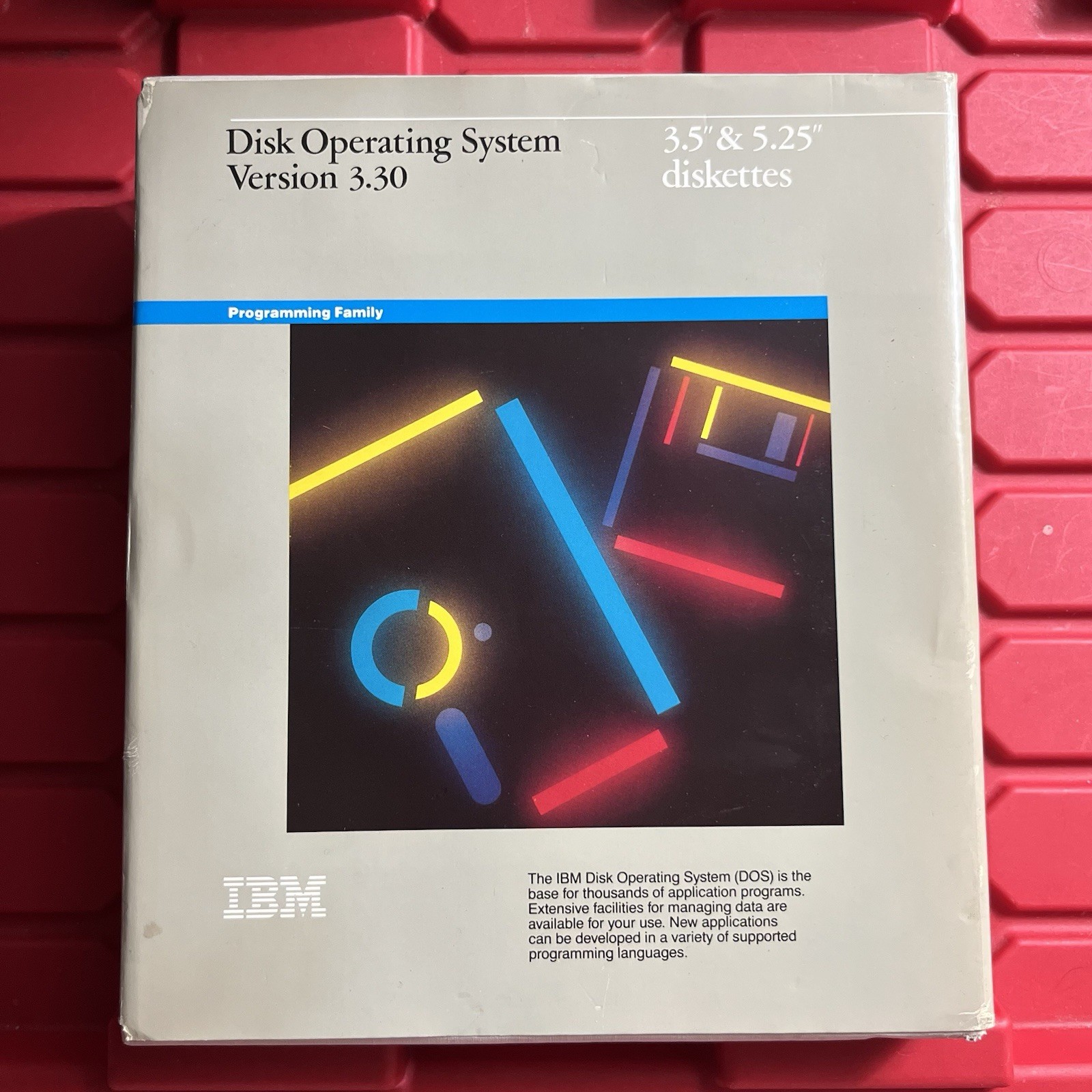 IBM DOS 3.30 Disk Operating System 1st Edition 5.25 Software Disks Untested 1987