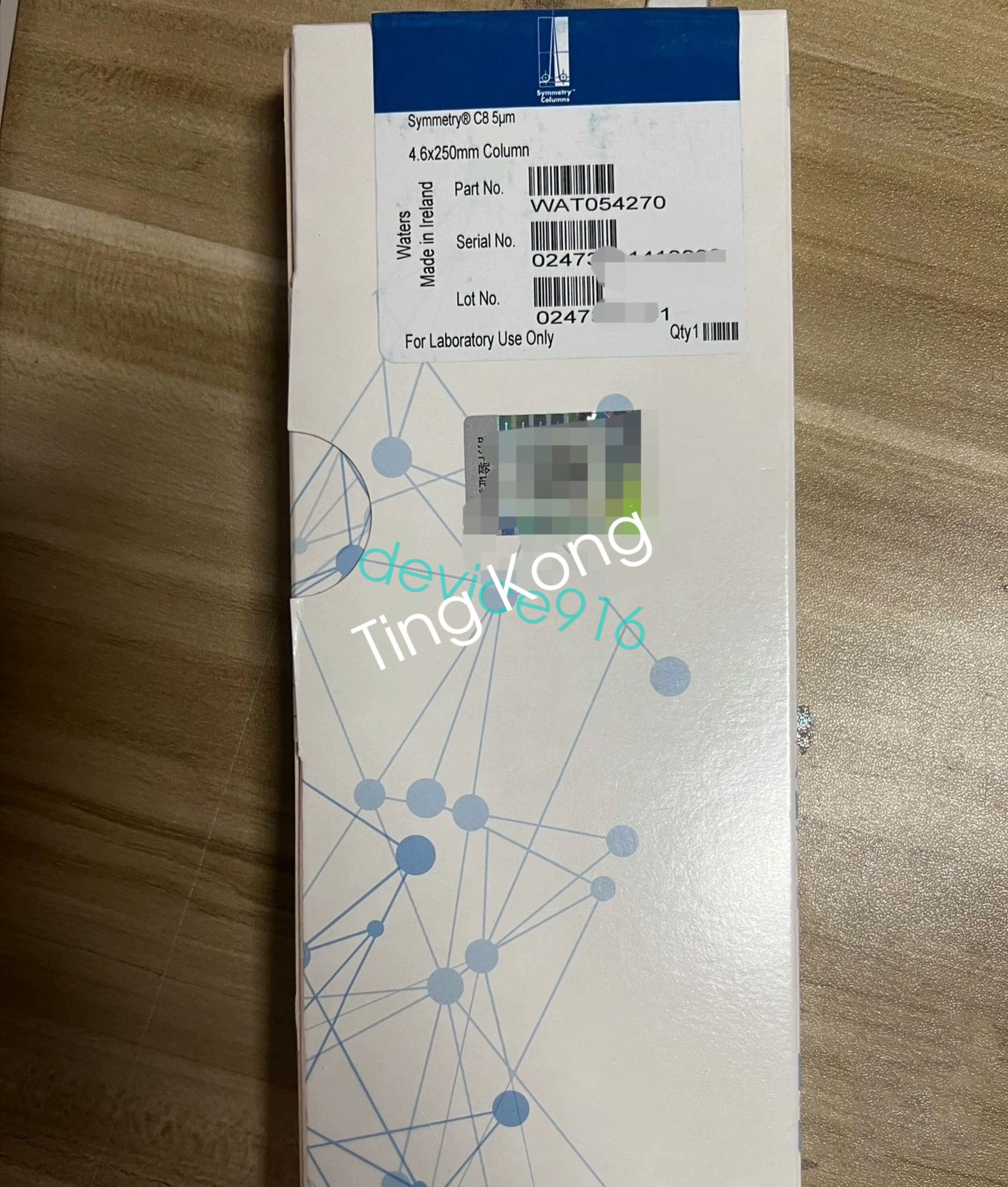 1pcs Waters WAT054270 Liquid Chromatography Column via FedEx or DHL